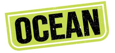 OCEAN metni yeşil-siyah grungy işareti üzerine yazılmış.