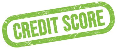 CREDIT Skoru, yeşil dikdörtgen mühür işareti üzerine metin.