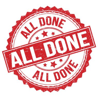 Tüm Yapılan Metinler kırmızı yuvarlak pul işareti üzerine yazıldı