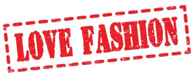 Bayılırım FASHION metni kırmızı çizgi işareti üzerine yazılmış.