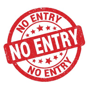 Kırmızı grungy işareti üzerinde 