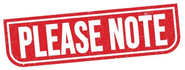 Kırmızı grungy işareti üzerine yazılmış Not Lütfen.