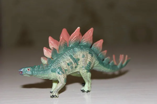 Stegosaurus Toy Dinosaur Background — Stock Photo, Image