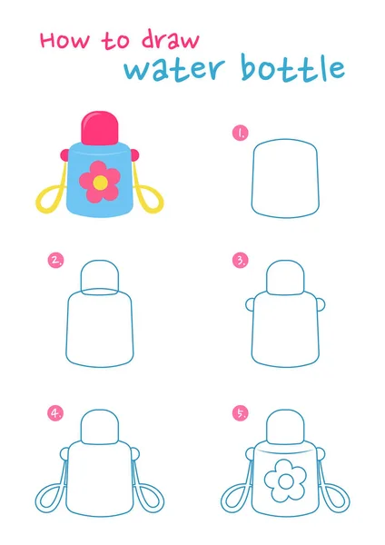 plastic bottle drawing easy - Clip Art Library