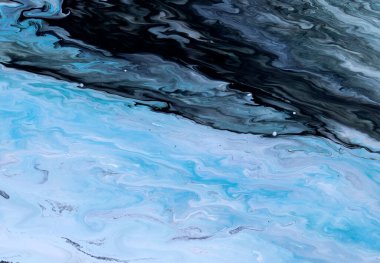 Sulu mürekkebin renkleri saydamdır. Soyut çok renkli mermer desen arkaplanı