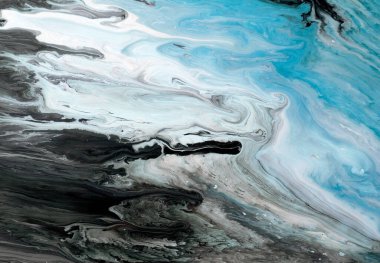 Sulu mürekkebin renkleri saydamdır. Soyut çok renkli mermer desen arkaplanı