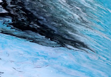 Sulu mürekkebin renkleri saydamdır. Soyut çok renkli mermer desen arkaplanı