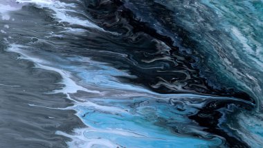 Su boyalarının soyut renkli arkaplanı. inanılmaz soyut arkaplan 