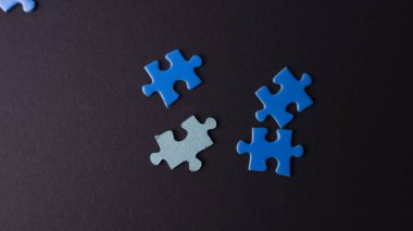 mavi bulmacalar, dokular ve arkaplan