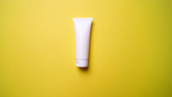 Embalagem Limpa Creme Mão Rosto — Fotografia de Stock
