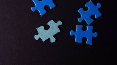 mavi bulmacalar, dokular ve arkaplan