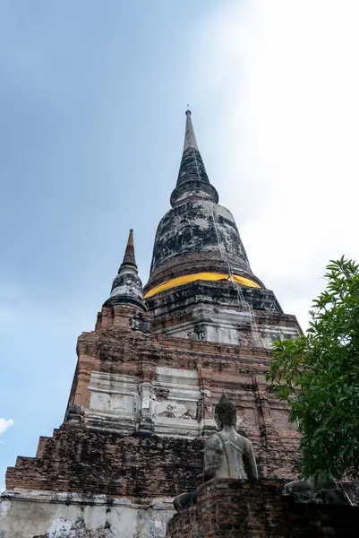 Сотні Років Пагода Побудована Цегли Стала Туристичною Пам Яткою Сьогодні — стокове фото