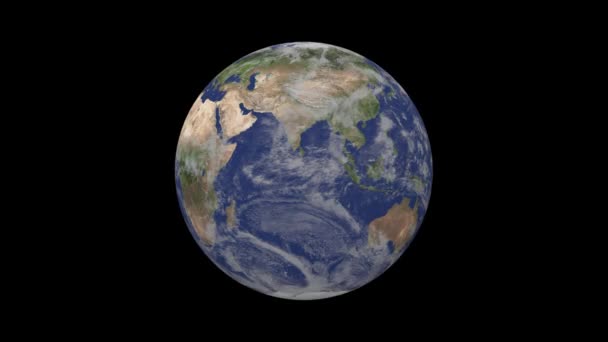 Моделювання Вибуху Землі Шматки — стокове відео