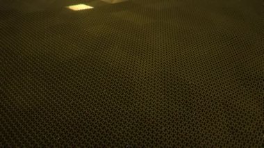 Hareket eden bir üçgen yardım uçağının 3 boyutlu animasyonu