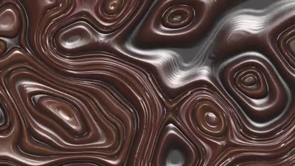Animáció Színes Csokoládé Hatás Foltok — Stock videók