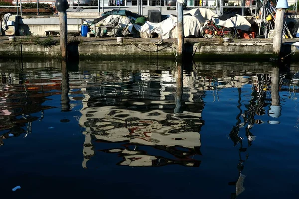 Прогулка Каорле Венеция — стоковое фото