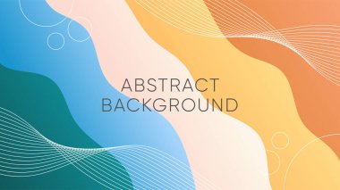 Renkli soyut sıvı geometrik gradyan arkaplan tasarımı