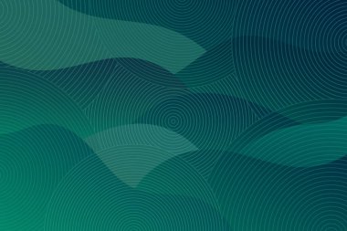 Soyut Yeşil Hat Geometrik Arkaplanı. Sosyal Medya ve Web Siteleri için Sancak Tasarımı Şablonu.