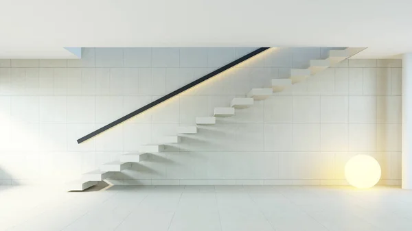 Modern Stair Interior Rendering — Fotografia de Stock