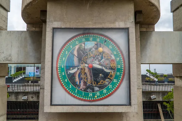 Cidade México Agosto 2021 Monumento Relógio Astronômico Nova Basílica Guadalupe — Fotografia de Stock