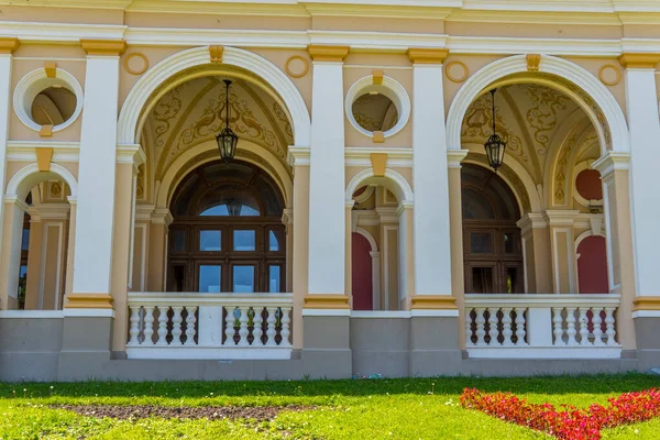 Odessa Ukraine Juni 2021 Ebenerdige Fassade Und Balkon Des Opern — Stockfoto