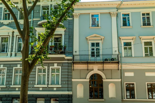 Odessa Ukraine Juni 2021 Historische Gebäude Mit Schönen Fassaden Der — Stockfoto