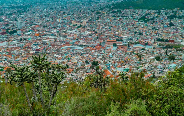 Pachuca México Septiembre 2021 Vista Panorámica Aérea Ciudad Pachuca Hidalgo — Foto de Stock