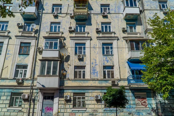 Podil Kiew Ukraine Juni 2021 Fassade Eines Traditionellen Architekturgebäudes Gebiet — Stockfoto