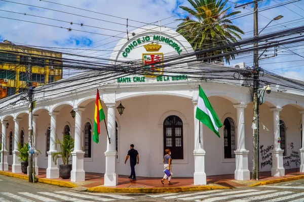 Santa Cruz Bolivien März 2022 Regierungsgebäude Historischen Zentrum — Stockfoto