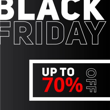 Yaratıcı vektör modern Kara Cuma indirimi sosyal medya post şablon afiş koleksiyonu.