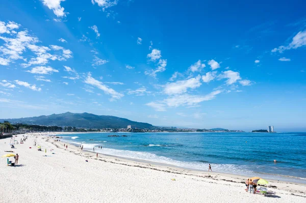 Vigo Spanje Juni 2022 Samil Beach Vigo Zomer Strand Dag — Stockfoto