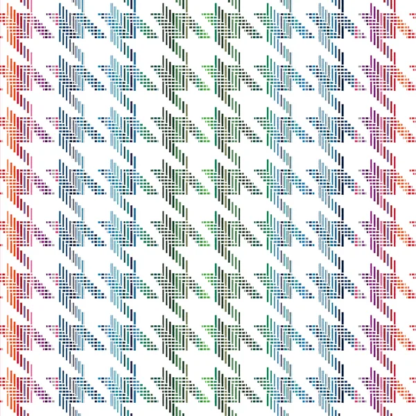 ソリッドキャンバス上の幾何学的高精細不織布シームレスパターン ストックフォト