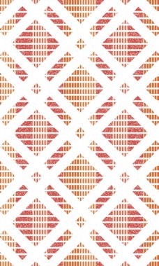 Halı, kilim ve banyo bezi desenleri ve tuval üzerindeki trend renkleri