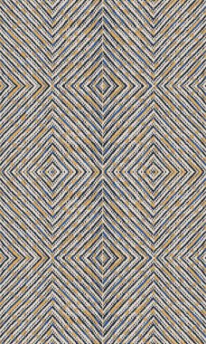 Halı, kilim ve banyo bezi desenleri ve tuval üzerindeki trend renkleri