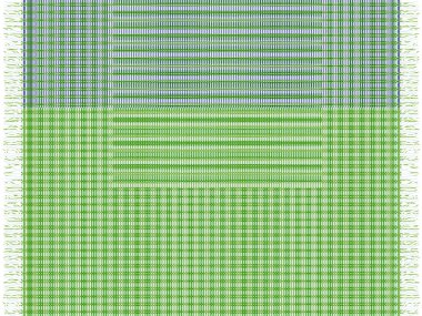 Halı, kilim ve battaniye tasarımları tuval üzerinde desen ve trend renkler