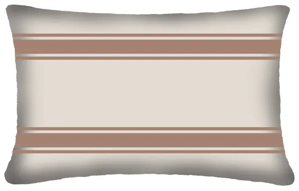 Almofada Travesseiro Padrão Moderno Isolado Tela Branca Com Textura Alta — Fotografia de Stock