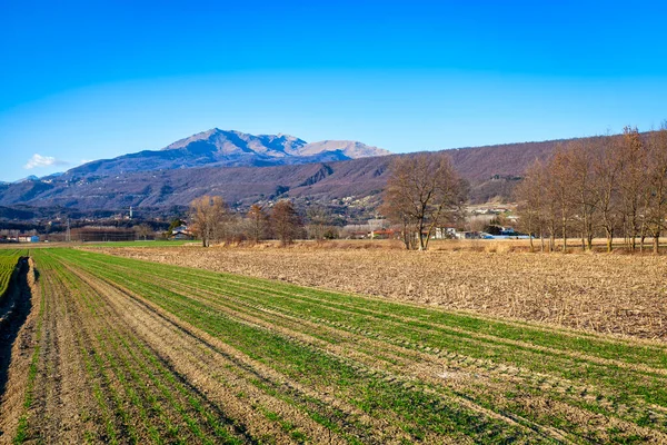Vue Serra Morenica Ivrea Piémont Italie Nord Est Longue Colline — Photo