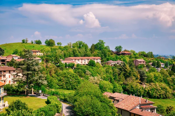 Springtime Panorama Green Hills Monferrato Hilly Region Piedmont Northern Italy — Stock Photo, Image