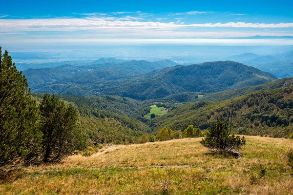 Νωρίς Φθινόπωρο Πανόραμα Των Βουνών Panoramica Zegna Είναι Μια Τουριστική — Φωτογραφία Αρχείου