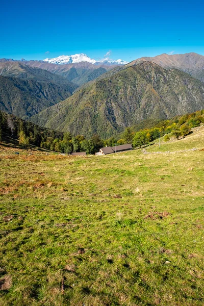 Νωρίς Φθινόπωρο Πανόραμα Των Βουνών Panoramica Zegna Είναι Μια Τουριστική — Φωτογραφία Αρχείου