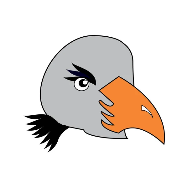 Ilustración Gráfica Vectorial Head Eagle — Vector de stock