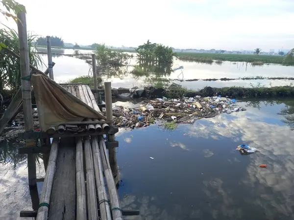 Blick Auf Den Fluss Den Bergen — Stockfoto