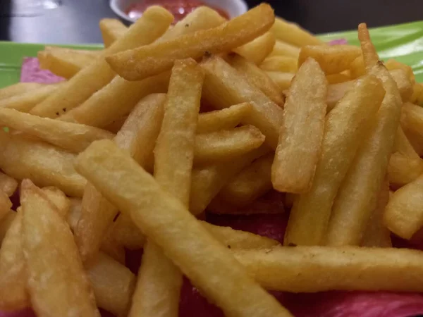 Knusprige Pommes Frites Foto Allzweck — Stockfoto