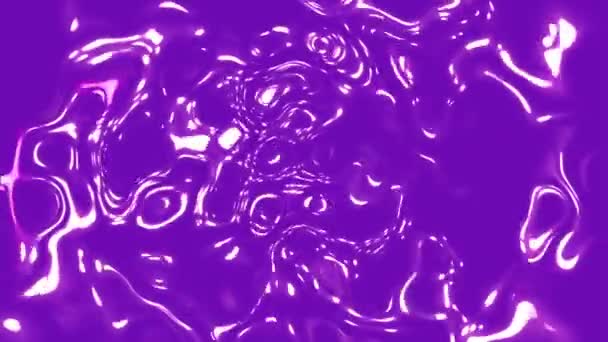 Animowane tło z ruchomymi falami fioletowego i fioletowego blasku z połyskiem. — Wideo stockowe