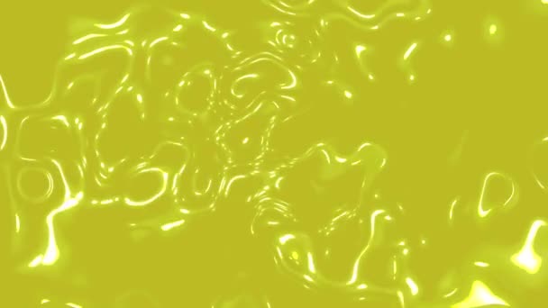 Animowane tło z ruchomymi falami żółtego i różowego żółtego z połyskiem. — Wideo stockowe