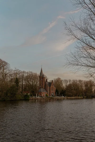 벨기에 웨스트 플랜더스 역사적 중심지 경이다 — 스톡 사진