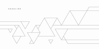 Soyut geometrik teknolojik arka plan. Vektör yaratıcı tasarımı.