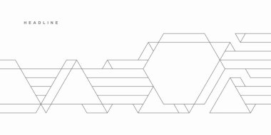 Soyut geometrik teknolojik arka plan. Vektör yaratıcı tasarımı.