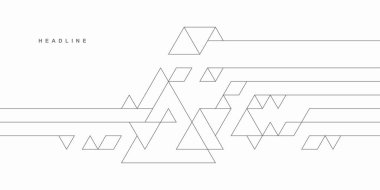 Soyut geometrik teknolojik arka plan. Vektör yaratıcı tasarımı.
