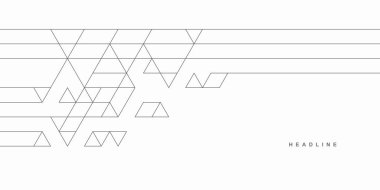 Soyut geometrik teknolojik arka plan. Vektör yaratıcı tasarımı.